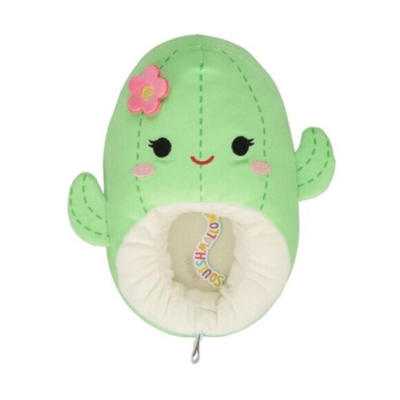 NEW 11-12 Girls Maritza the Cactus Squishmallows Slippers - Picture 3 of 3